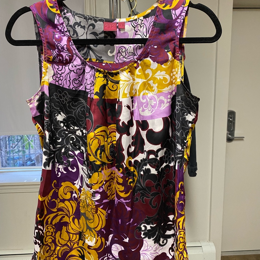 212 Collection Multicolor Sleeveless Blouse